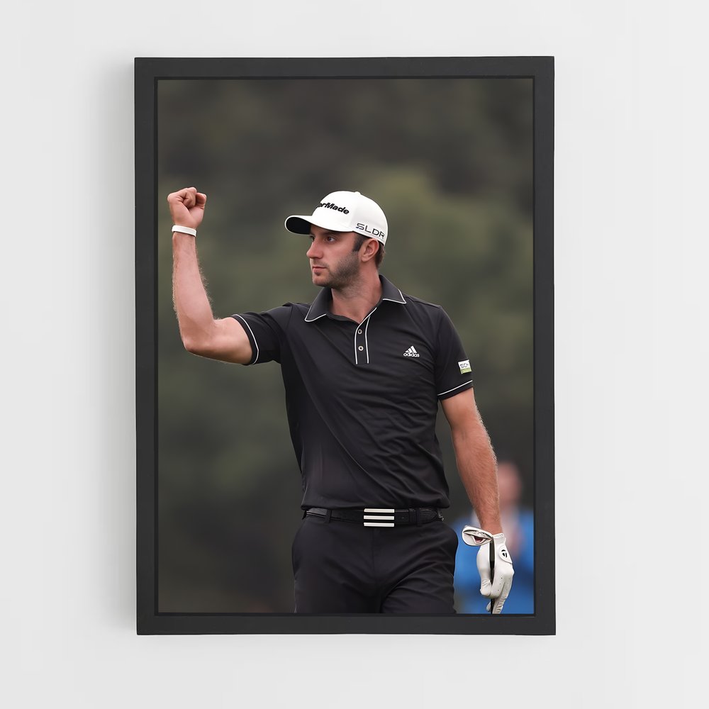 Poster Dustin johnson – affiche Golf (vue 2)